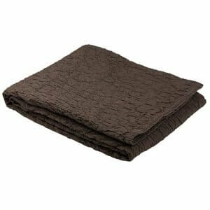 Folded Throw Rug Amadora Walnut Throw Front