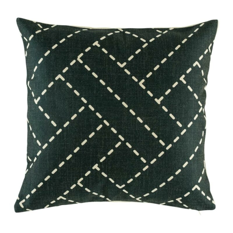 Black Weave Cushion Cover SC216 cushion cover with Black Weave pattern.