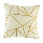 cushion cover with Gold Crack pattern.