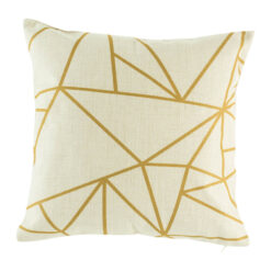 cushion cover with Gold Crack pattern.