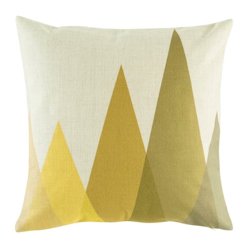 Gold Cones Cushion Cover SC290 cushion with Gold Cones pattern.