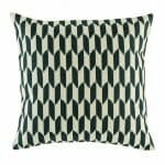 cushion cover with Black and White Chevron pattern.
