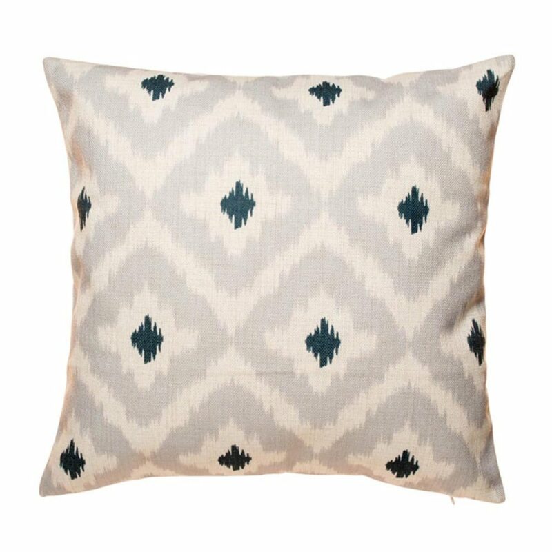 Neutral Hues Ikat Cushion Cover SC193 cushion cover with Neutral Hues Ikat pattern.
