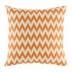 cushion cover with Rusty Chevron pattern.