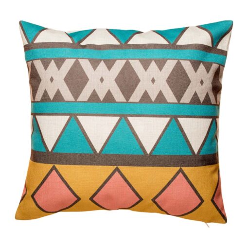 cushion cover with Triangle Tribal pattern.