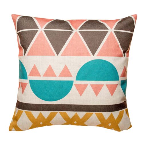 cushion with Ellipse Tribal pattern.