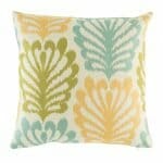cushion cover with Pastel Hues Shells pattern.