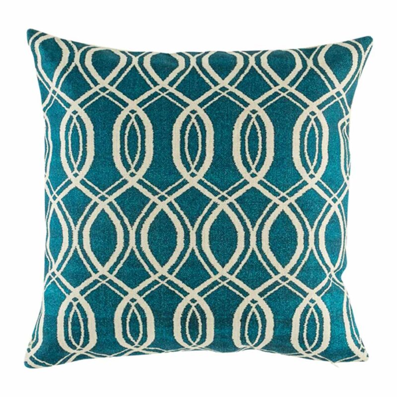 Blue Spiral Cushion Cover SC261 cushion cover with Blue Spiral pattern.