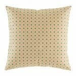 cushion with Teal Polka pattern.