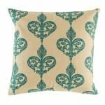cushion with Teal Imperial pattern.