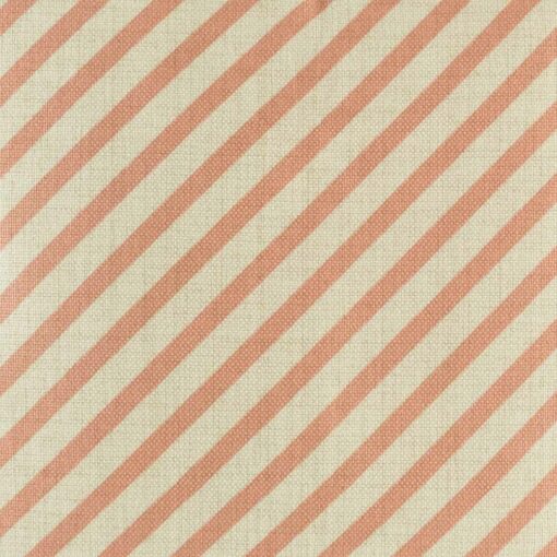 closer look at cushion with Punch Slant Stripes pattern.