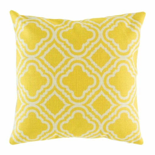 cushion with Citrine Trellis pattern.