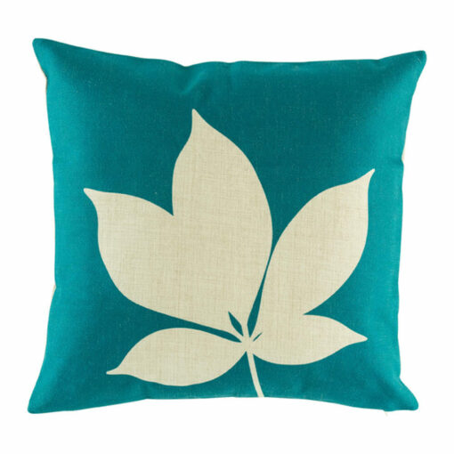cushion cover with Blue Fern pattern.