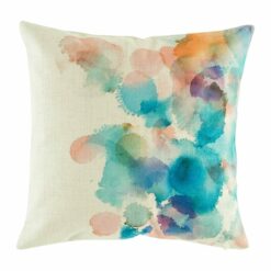 Cushion cover with Pastel Dye pattern.