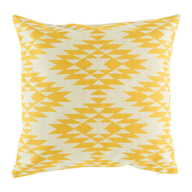 Gold Ikat Diamond Cushion Cover SC237 cushion cover with Gold Ikat Diamond pattern.