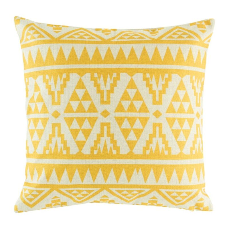 Gold Tribal Cushion Cover SC235 cushion cover with Gold Tribal pattern.