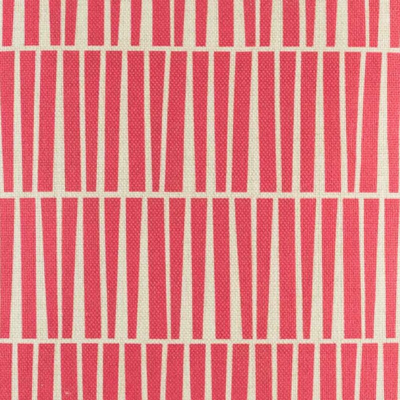 closer look at cushion cover with Watermelon Line pattern.