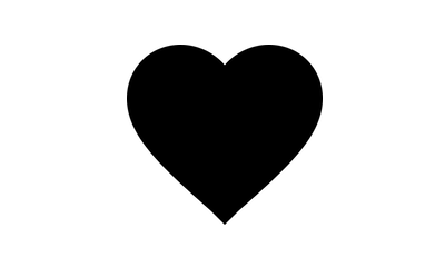 Heart icon for customer reviews