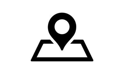 Icon for tracking with map marker