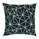 cushion cover in Black Geometric pattern - 45x45cm