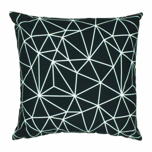 cushion cover in Black Geometric pattern - 45x45cm