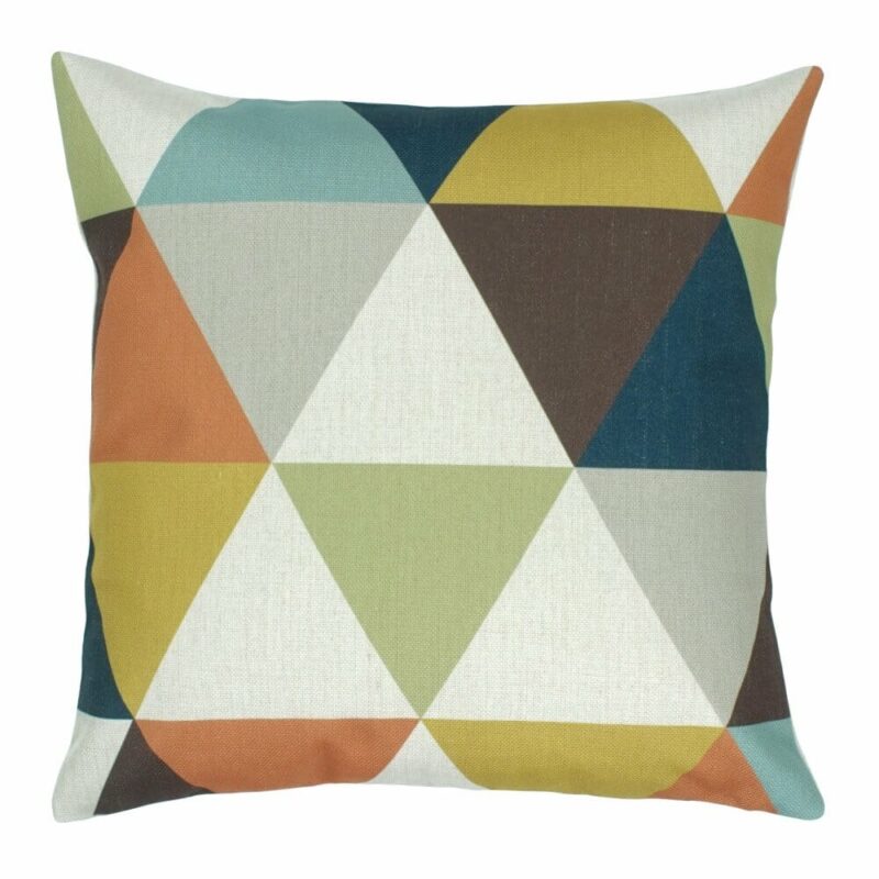 Bright Tones Geometric Cushion Cover - 45x45cm - SC372 cushion in Bright Tones Geometric pattern - 45x45cm