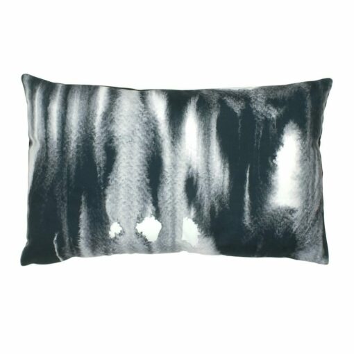 rectangular cushion in Faded Black pattern