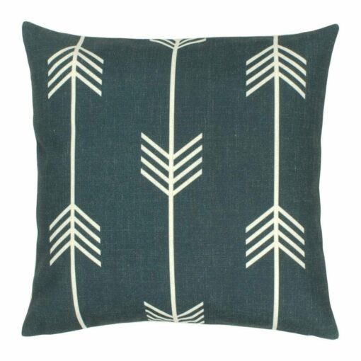cushion in Charcoal Arrow pattern - 45x45cm
