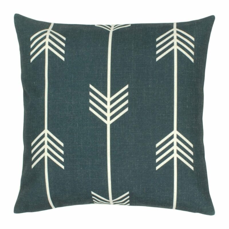 Charcoal Arrow Cushion Cover - 45x45cm - SC368 cushion in Charcoal Arrow pattern - 45x45cm