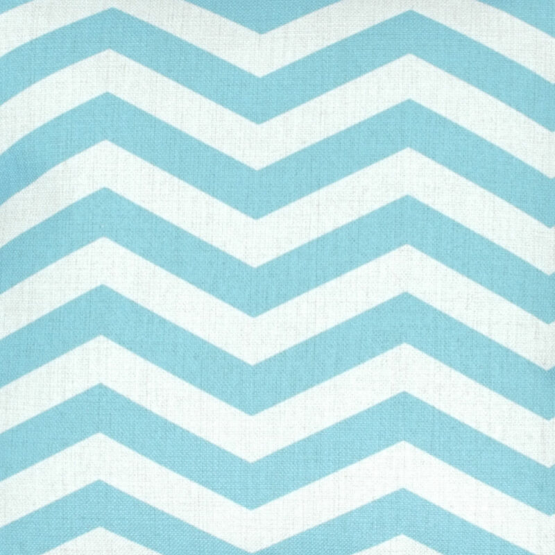 chevron pattern Cushion in Sky Blue colour 45x45cm