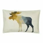 Rectangular cushion cover in Multi Colour Geometric Moose pattern -30x50cm