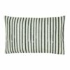 a Rectangular Cushion in Navy Thin Stripe pattern - 30x50cm