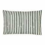 a Rectangular Cushion Cover in Navy Thin Stripe pattern - 30x50cm