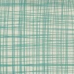 a closer look at a Rectangular Cushion Cover in Plaid Teal pattern - 30x50cm