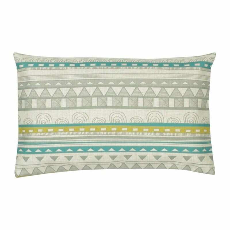 Aztec Grey Rectangular Cushion Cover - 30x50cm - SC173-30 a Rectangular Cushion Cover in Aztec Grey pattern - 30x50cm