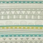 a closer look at a Rectangular Cushion in Aztec Grey pattern - 30x50cm