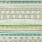a closer look at a Rectangular Cushion in Aztec Grey pattern - 30x50cm
