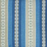 closer look at a Cushion in Square shape with Blue Stripes - 45x45cm