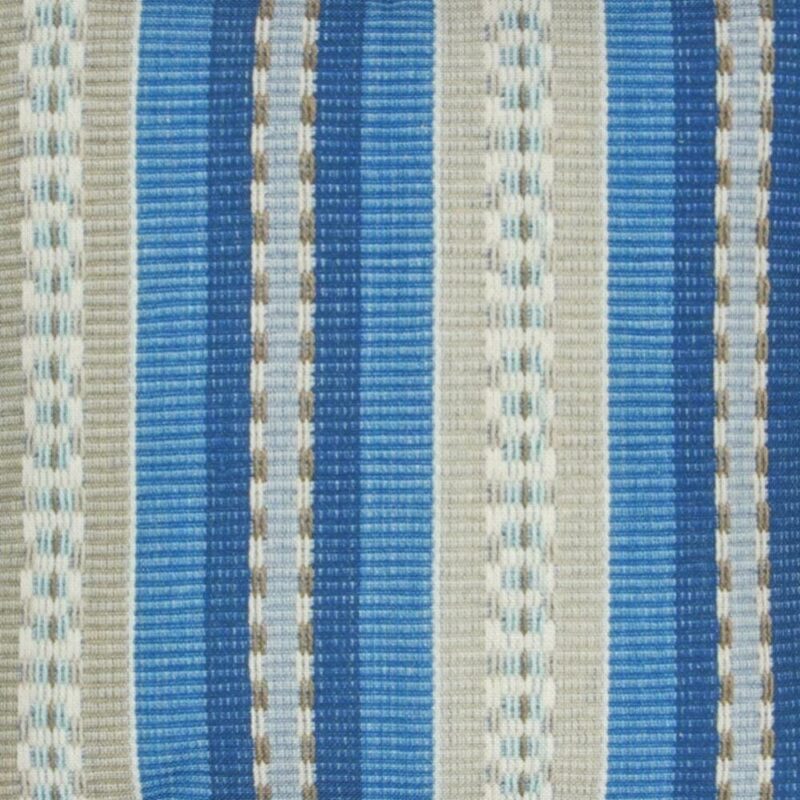 closer look at a Cushion in Square shape with Blue Stripes - 45x45cm