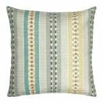 Cushion Cover in Square shape with Neutral Hues Stripes - 45x45cm