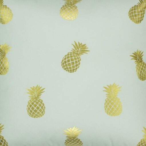 a closer look at a Cushion in Small Gold Pineapples pattern - 45x45cm