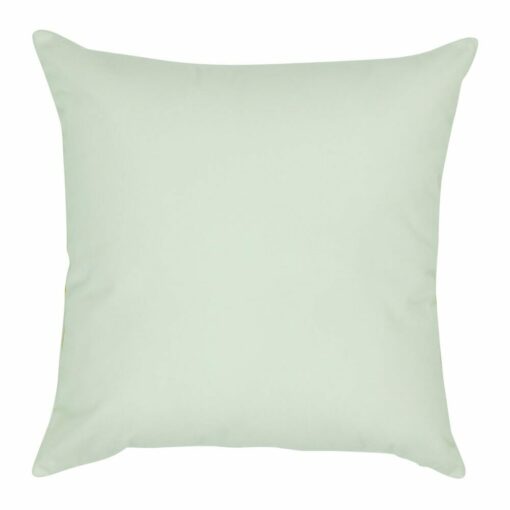 Back side view of Square Cushion Cover in Ivory .