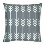 cushion cover in Grey and White Arrow pattern - 45x45cm