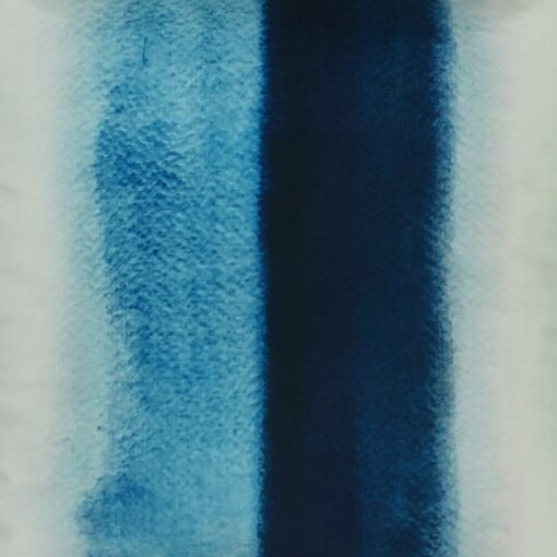 closer look at a cushion in Ocean Blue Stripe - 45x45cm
