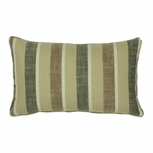 rectangular cushion in Earth Tone Stripe -30x50cm