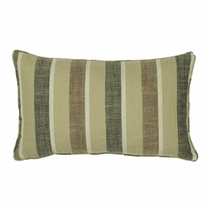 Earth Tone Stripe Rectangular Cushion Cover - 30x50cm - SC465-30 rectangular cushion in Earth Tone Stripe -30x50cm