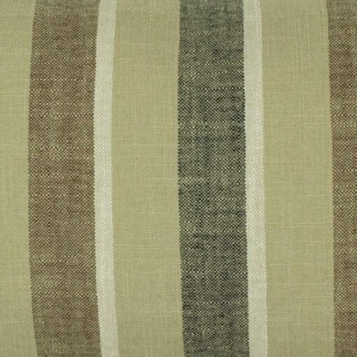 closer look at a rectangular cushion Cover in Earth Tone Stripe -30x50cm