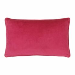 a rectangular cushion in magenta - 30cm x 50cm