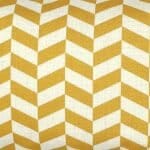 a closer look at a Rectangular Cushion cover in Gold Thick Chevron pattern- 30x50cm