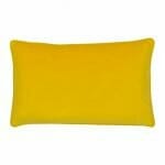 Cushion in yellow rectangular form - 30cm x 50cm